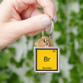 Br. Burritos Chemie Element Symbol Funny Schlüsselanhänger (Hand)