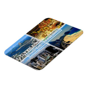 BR Rio de Janeiro - Strand Botafogo - Karneval - Magnet