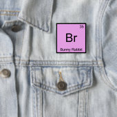 Br - Symbol für das Bunny Rabbit Funny Chemistry E Button (Beispiel)