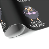 Bra-bra Black Sheep Funny Animal Pub Dark BG Geschenkpapier (Rolleneckpunkt)