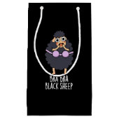 Bra-bra Black Sheep Funny Animal Pub Dark BG Kleine Geschenktüte (Vorderseite)