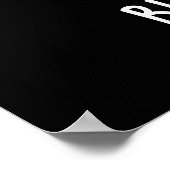 Bra-bra Black Sheep Funny Animal Pub Dark BG Poster (Ecke)