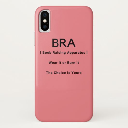 Bra Funny Definition Case-Mate iPhone Hülle (Rückseite)