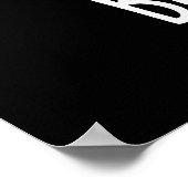 Bra-nana Funny Banana Bra Pun Dark BG Poster (Ecke)