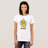 Bra-nana Funny Banana Bra Pun T-Shirt (Vorne ganz)