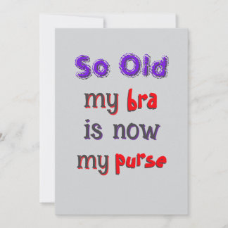 Bra wird zu Purpitation Einladung