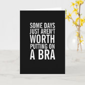 Bra Worthy Days Ahead Get Well bald Greeting Card Karte (Gelbe Blume)