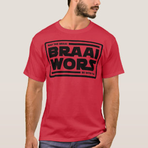 Braai Braai Wurst Schwarz T-Shirt