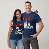 Braai Eat Sleep Wiederholung südafrikanischer GRIL T-Shirt (Unisex)