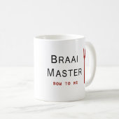 Braai VorlagenTasse Kaffeetasse (VorderseiteRechts)