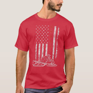 Braap America Snow Sled Rider and Racer T-Shirt