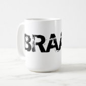 BRAAP! - Kundengerechte Motocross-Tasse Kaffeetasse (Vorderseite Links)