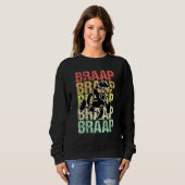 Braap Quad Vintag Sweatshirt (Vorne ganz)