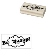 Braap! Rauchring 2-Stroke Motor Dirt Bike Sound Gummistempel (Stempel)