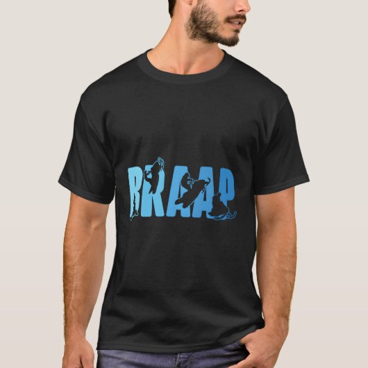 Braap Snowmobile T-Shirt (Vorderseite)