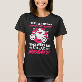 Braapp Dirt-Biker Motorrad Motocross 2-Takt-Schmut T-Shirt