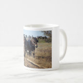 Brabants belgisches Entwurfs-Pferd Kaffeetasse (VorderseiteRechts)
