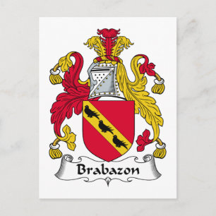 Brabazon-Familienwappen Postkarte
