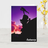 Brabo, Antwerpen Karte (Gelbe Blume)