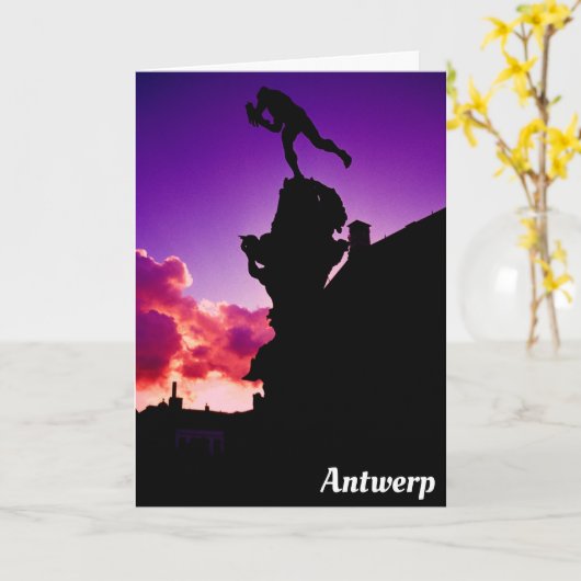 Brabo, Antwerpen Karte (Gelbe Blume)