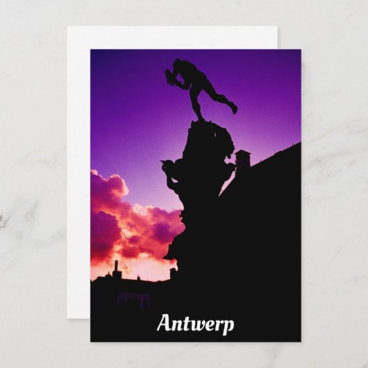 Brabo, Antwerpener-Karte (Vorne/Hinten)