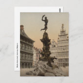 Brabo Monument, Antwerpen, Belgien Postkarte (Vorne/Hinten)