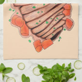 Brac Beef Brisket Jüdische Küche Geschirrtuch (Gefaltet)