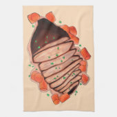 Brac Beef Brisket Jüdische Küche Geschirrtuch (Vertikal)