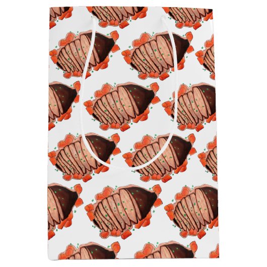 Brac Beef Brisket Jüdische Küche Mittlere Geschenktüte (Vorderseite)