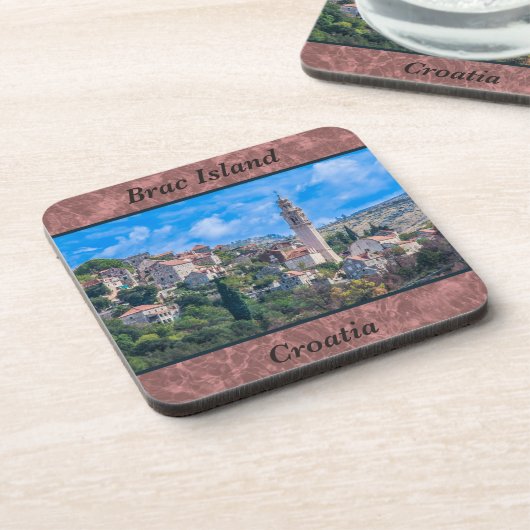 Brač-Insel, Kroatien Untersetzer (Linke Seite)