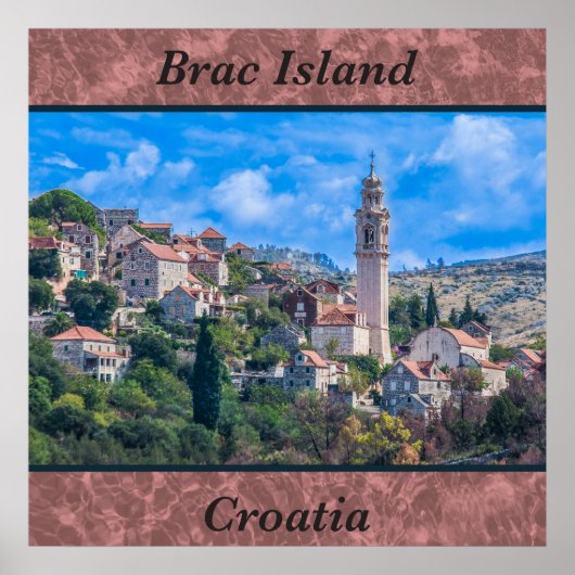 Brac Island Croatia Foto Poster (Vorne)