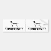 Bracco Italiano Autoaufkleber (Vorne)