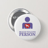 Bracco Italiano Button (Vorne & Hinten)
