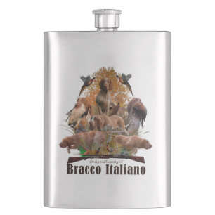 Bracco Italiano Flask Flachmann
