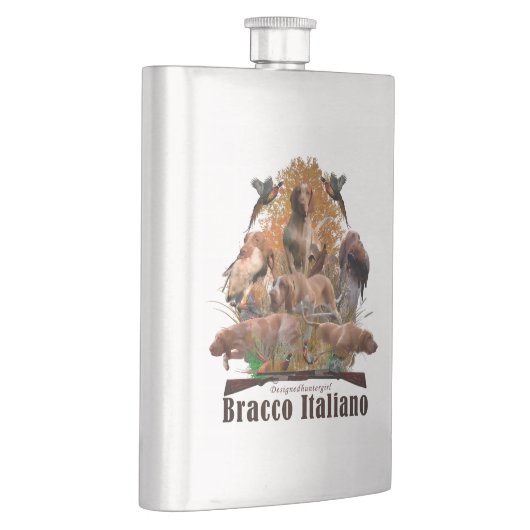 Bracco Italiano Flask Flachmann (Rechts)
