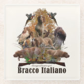 Bracco italiano glasuntersetzer (Vorderseite)
