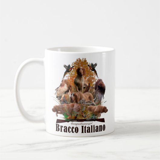 Bracco Italiano Kaffeetasse (Links)