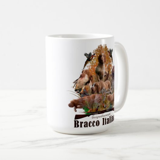 Bracco Italiano Kaffeetasse (VorderseiteRechts)