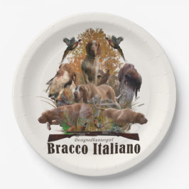Bracco italiano Sherpa Decke Pappteller