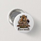 Bracco italiano Tapisserie Kissen Trivet squar Button (Vorne & Hinten)