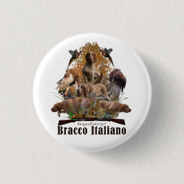 Bracco italiano Tapisserie Kissen Trivet squar Button