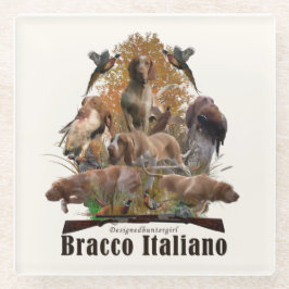 Bracco italiano Tapisserie Kissen Trivet squar Glasuntersetzer