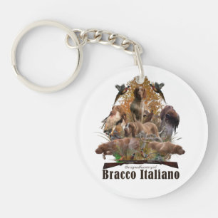 Bracco italiano Tapisserie Kissen Trivet squar Schlüsselanhänger