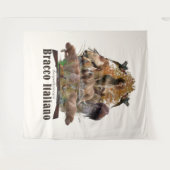 Bracco italiano wandteppich (Vorderseite (Horizontal))