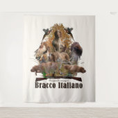 Bracco italiano wandteppich (Vorderseite)