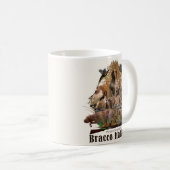 Bracco italiano Wandteppiche Imitate Leinwand-Acry Kaffeetasse (VorderseiteRechts)