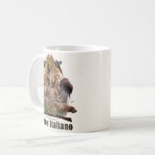 Bracco italiano Wandteppiche Imitate Leinwand-Acry Kaffeetasse (Vorderseite Links)