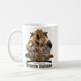 Bracco italiano Wandteppiche Imitate Leinwand-Acry Kaffeetasse