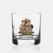 Bracco italiano whiskyglas (Vorderseite)