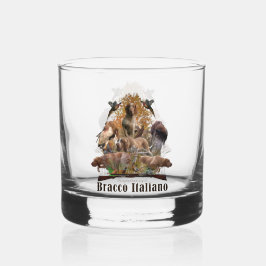 Bracco italiano whiskyglas